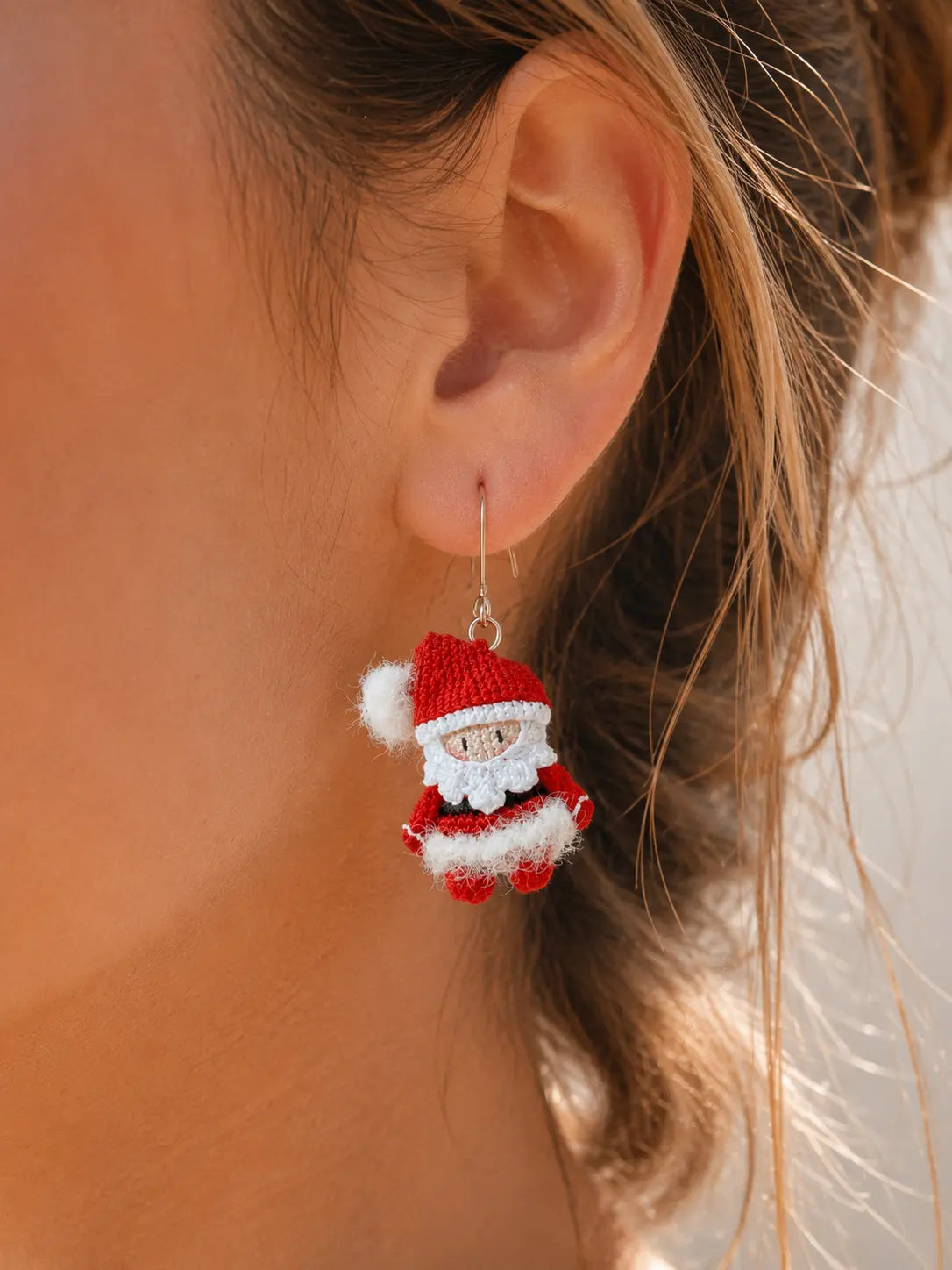 Santa Claus Drop Earrings