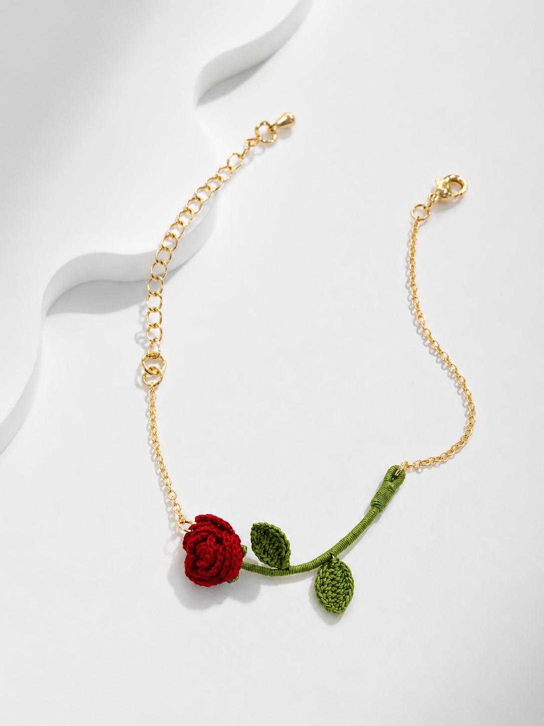 Rose Stem Bracelet