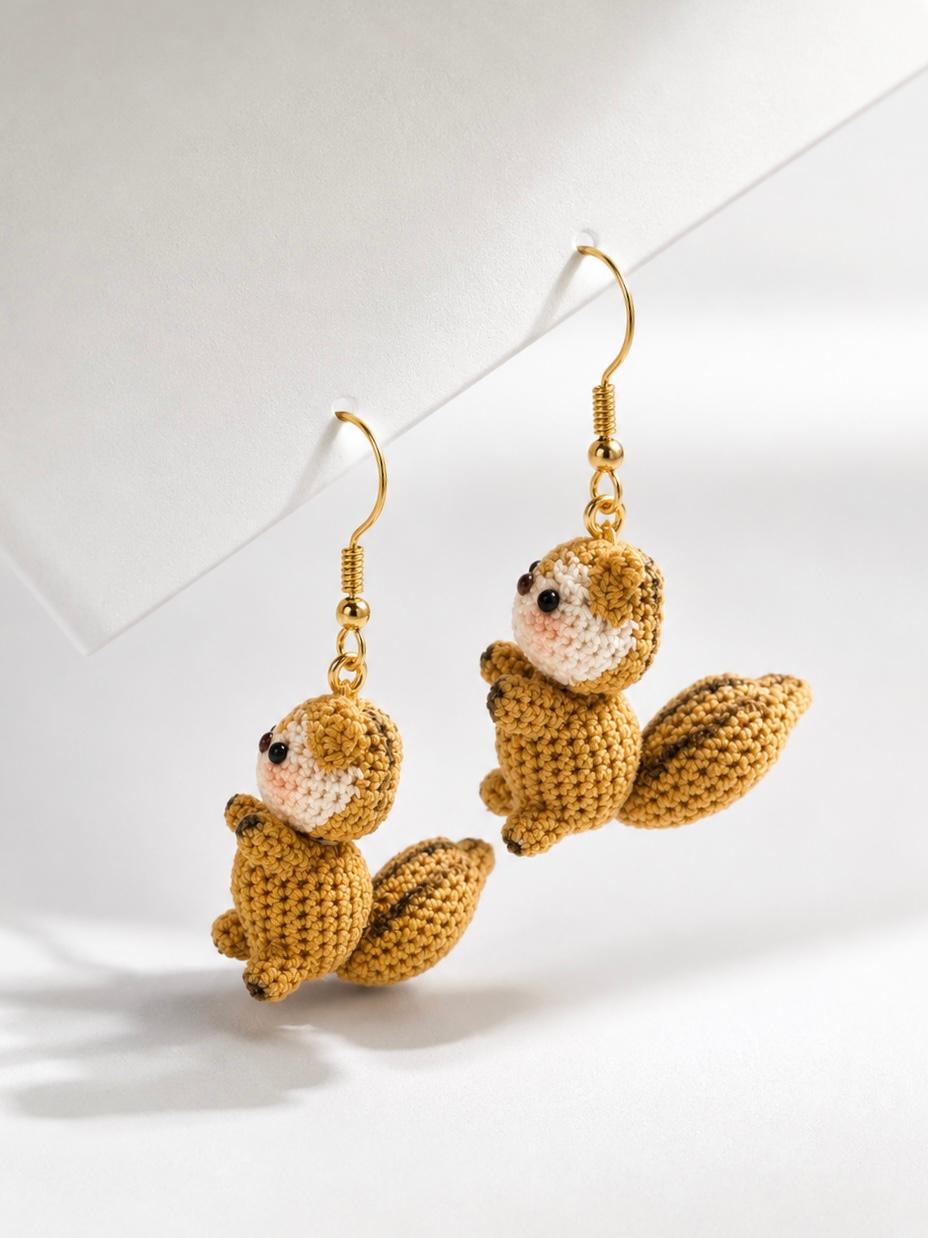 Squirrel Earrings