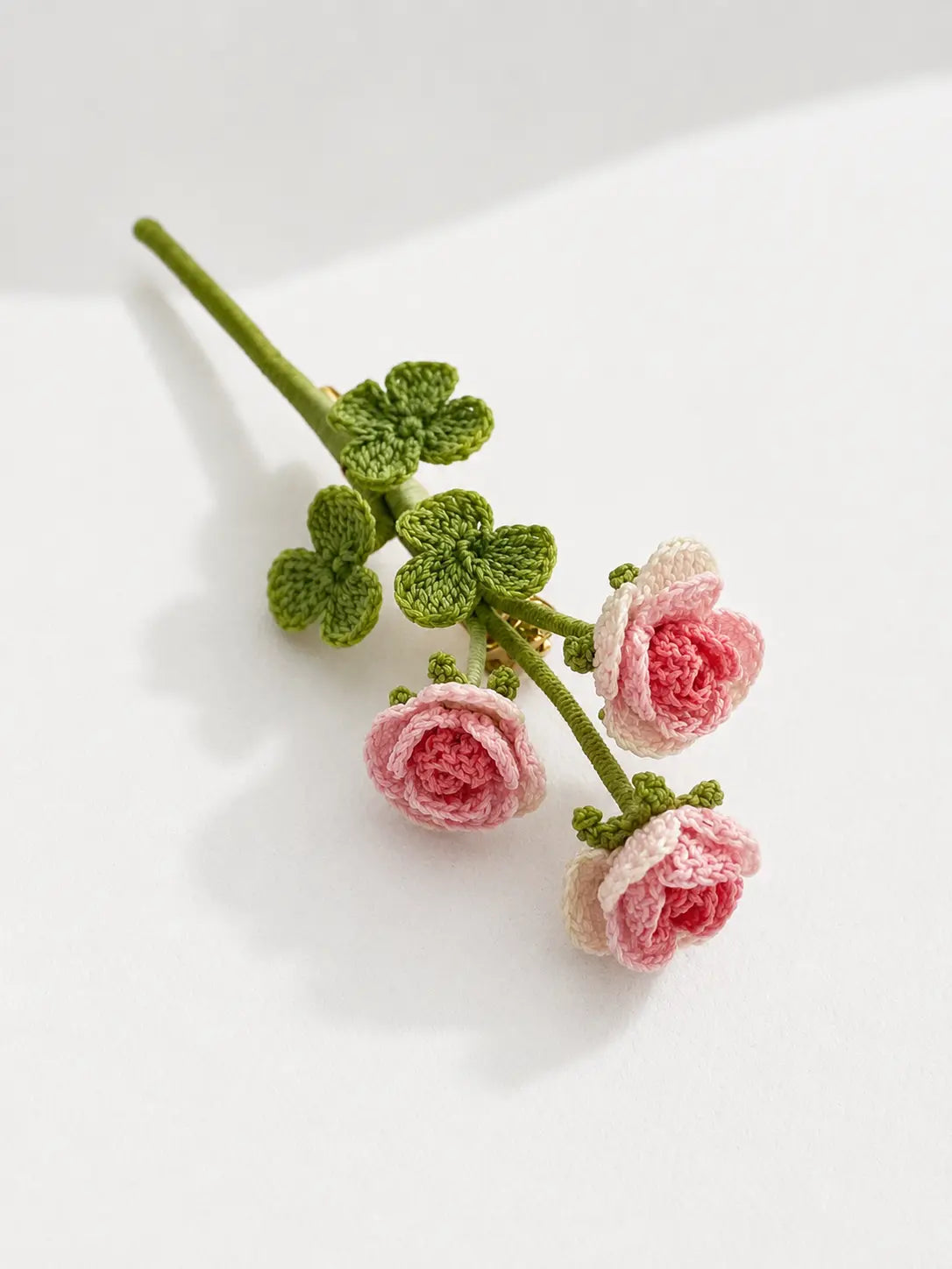 Spray Rose Keepsake Brooch
