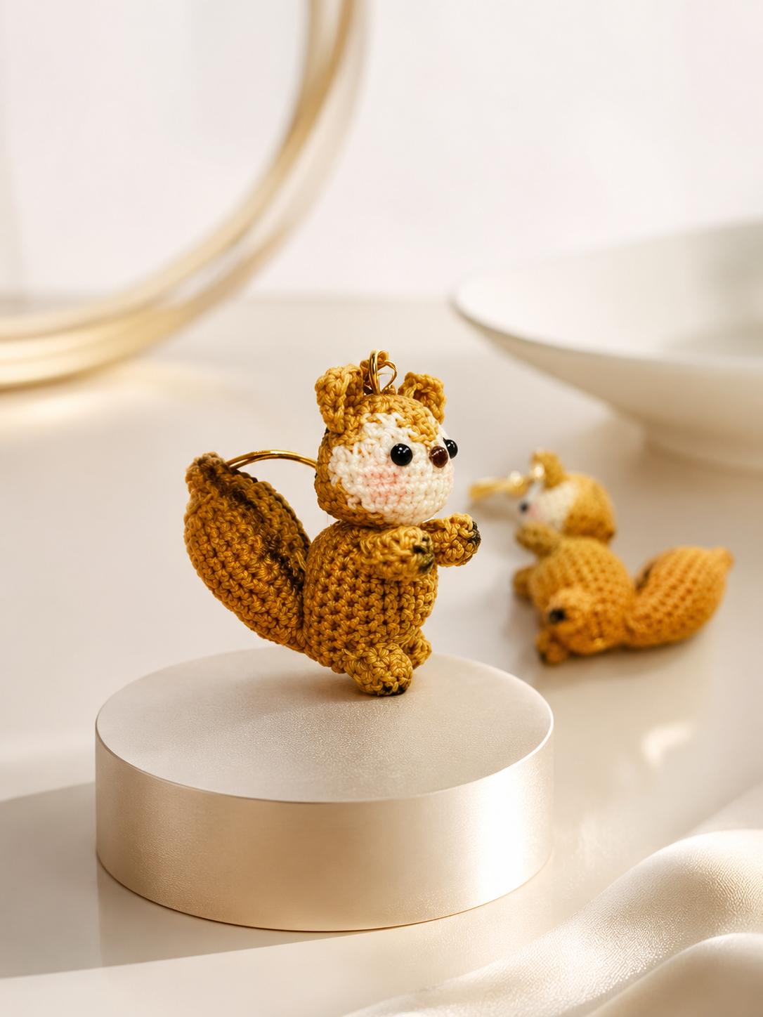 Micro Crochet Necklaces | Squirrel