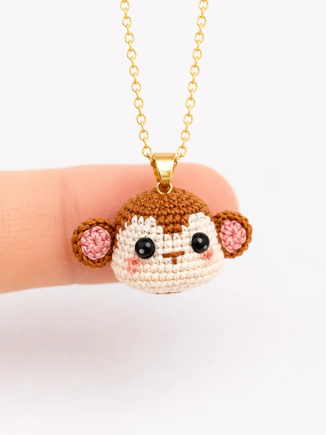 Monkey Face Necklace