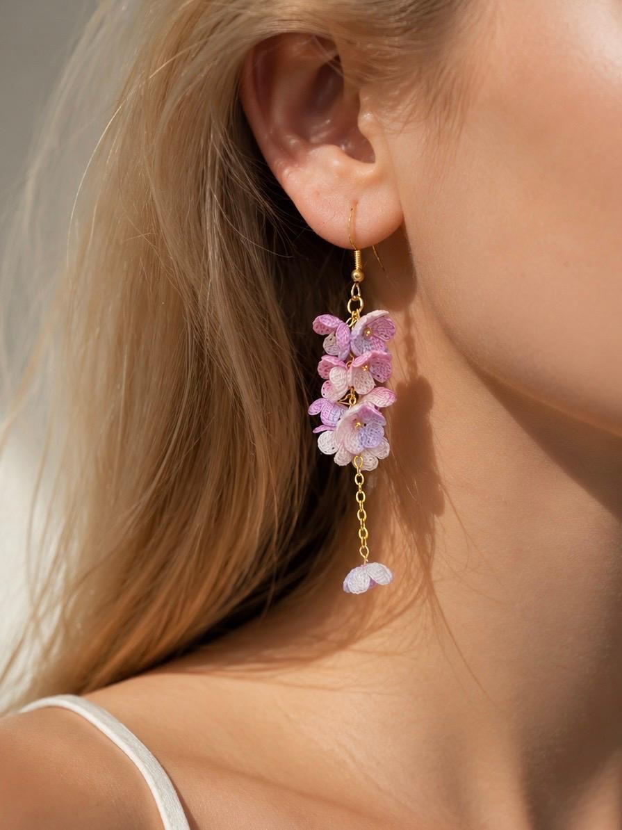 Cascading Flower Earrings