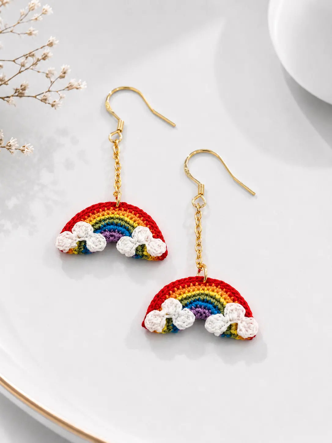 Rainbow Drop Earrings
