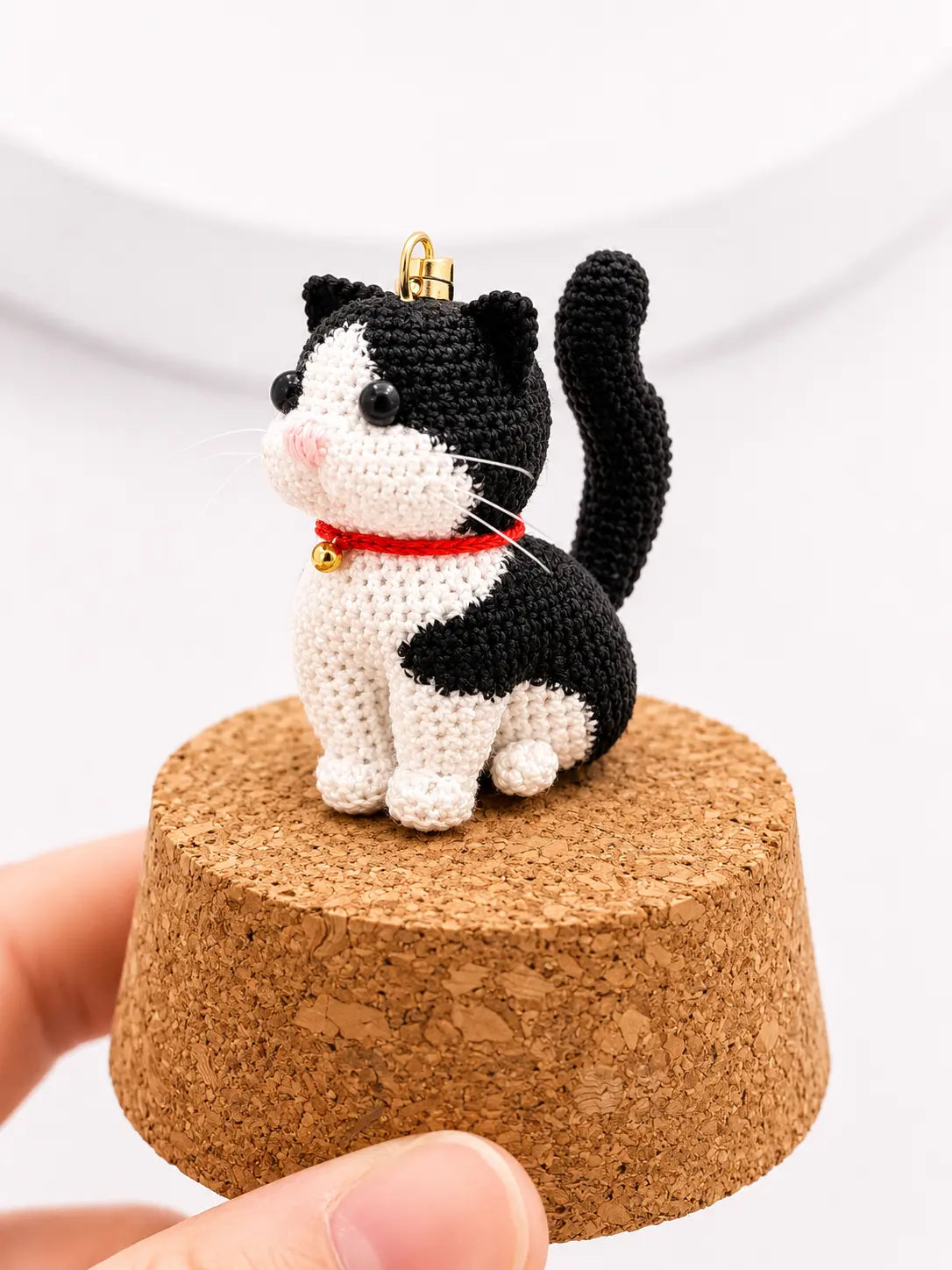 Tuxedo Cat Necklace