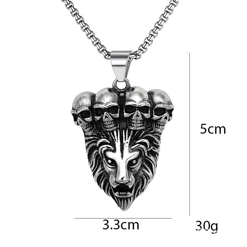 Stainless Steel Necklace  | Lion