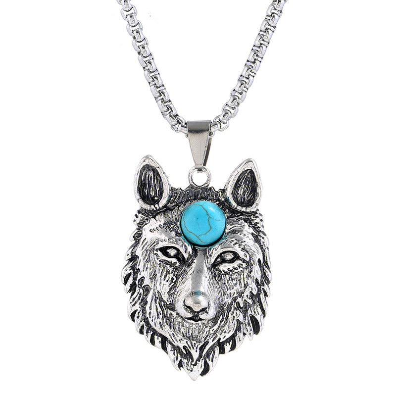 Stainless Steel Necklace  | Wolf
