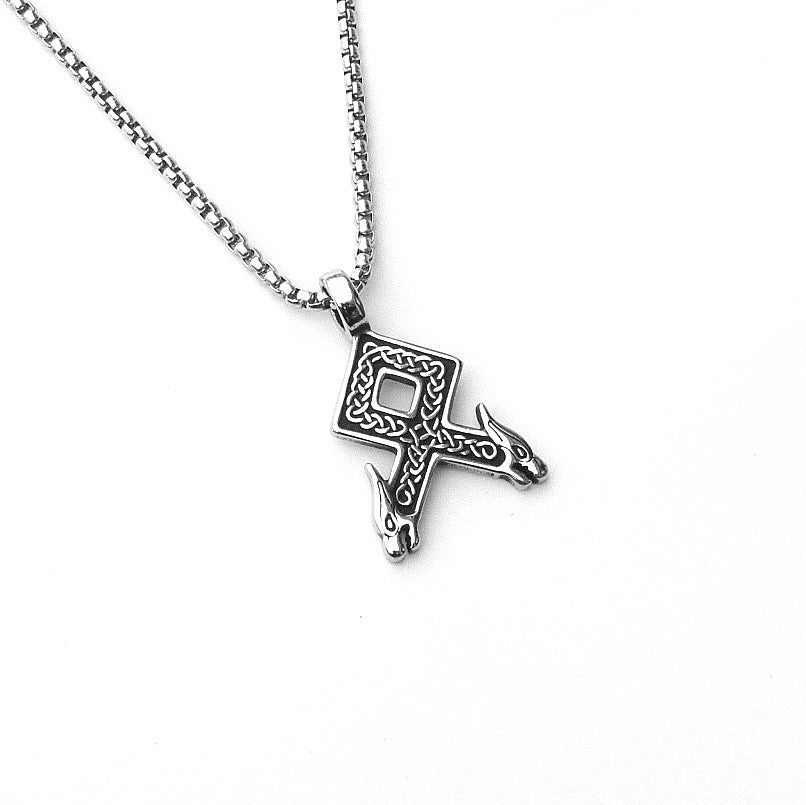 Stainless Steel Necklace  | Wolf