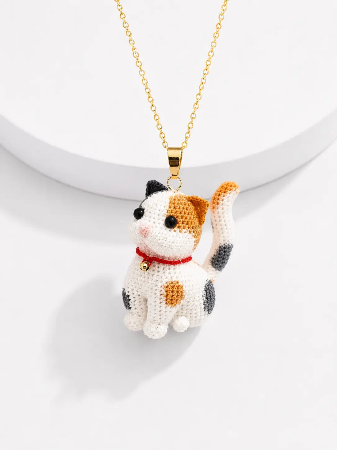 Calico Cat Necklace
