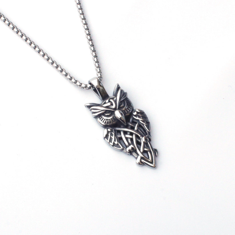 Stainless Steel Necklace  | Flying animal