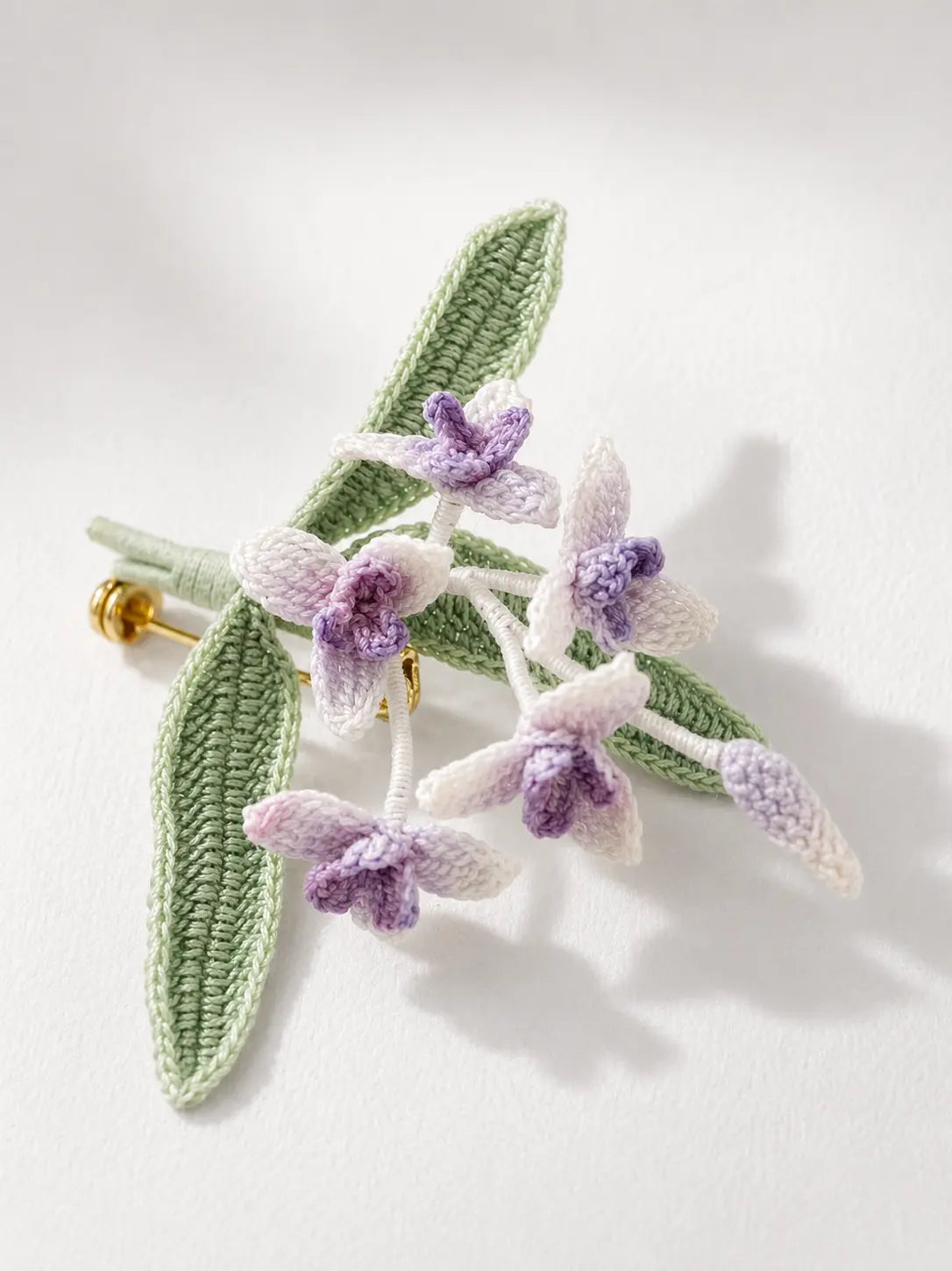 Orchid Keepsake Brooch