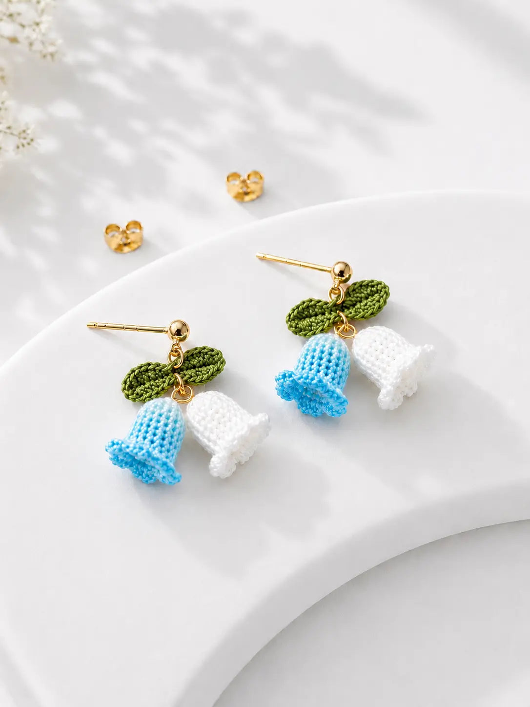 Lily of the Valley Stud Earrings