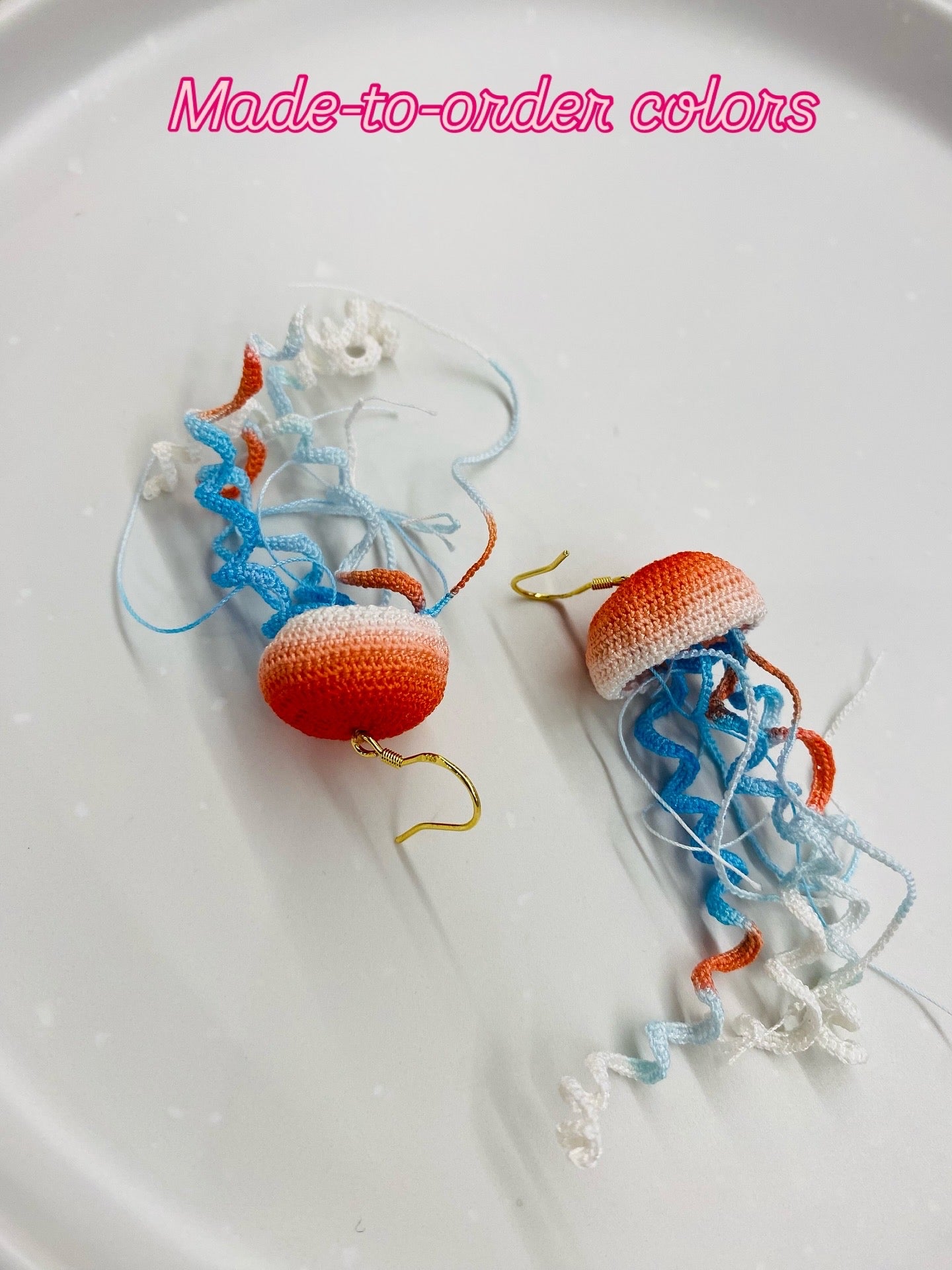 Micro Crochet Earrings | Jellyfish