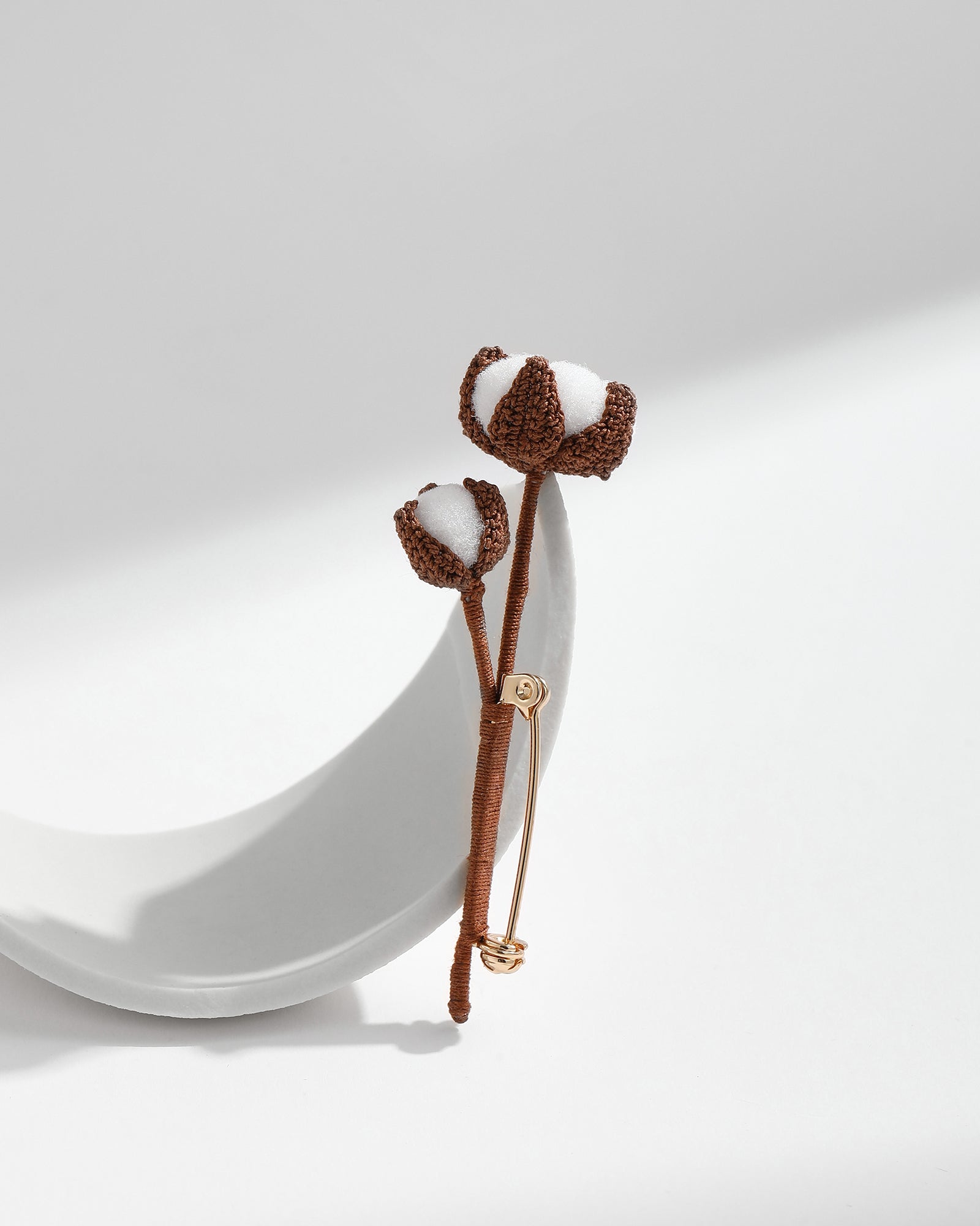 Micro Crochet Brooches | Cotton Flower