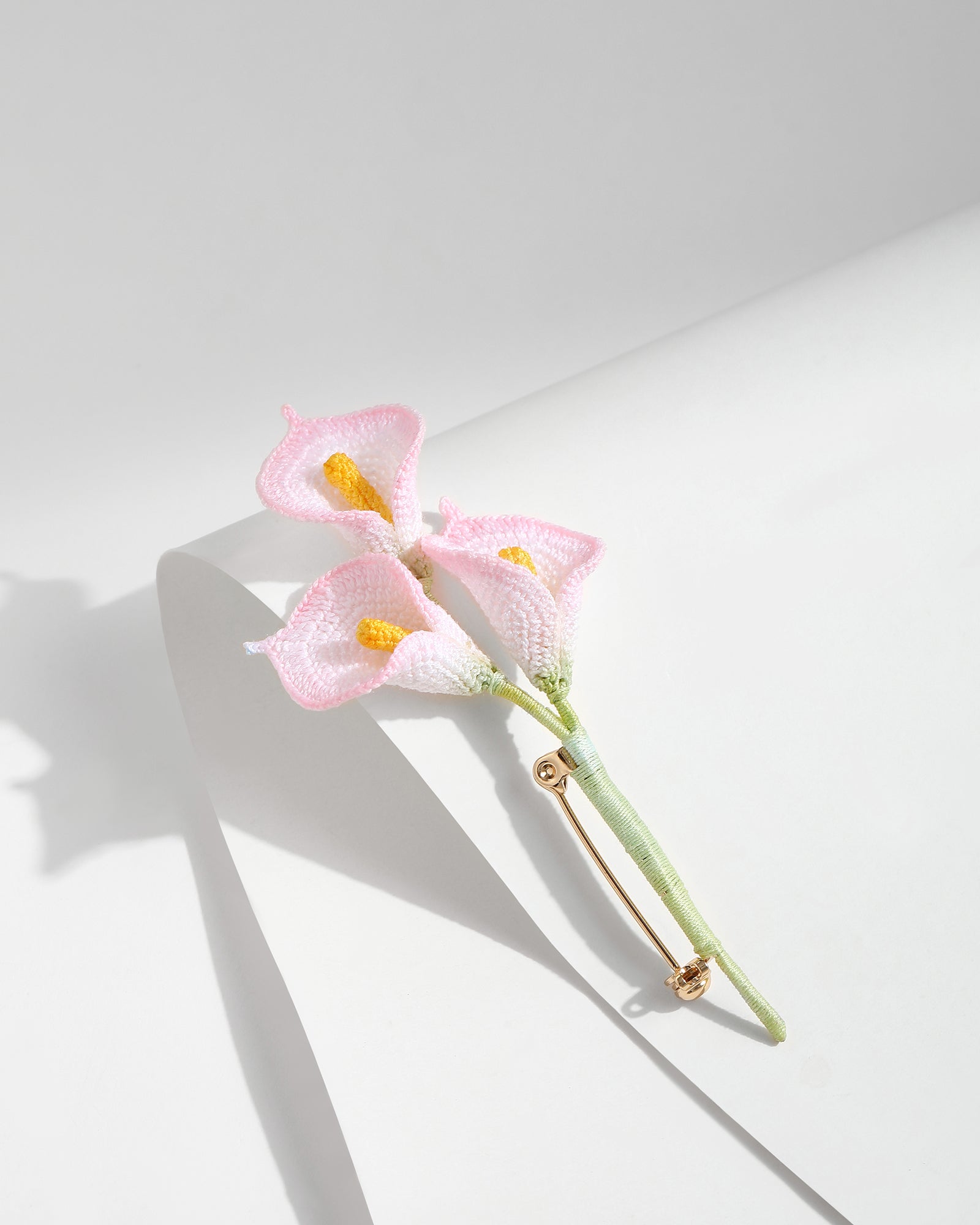 Micro Crochet Brooches | Calla Lily