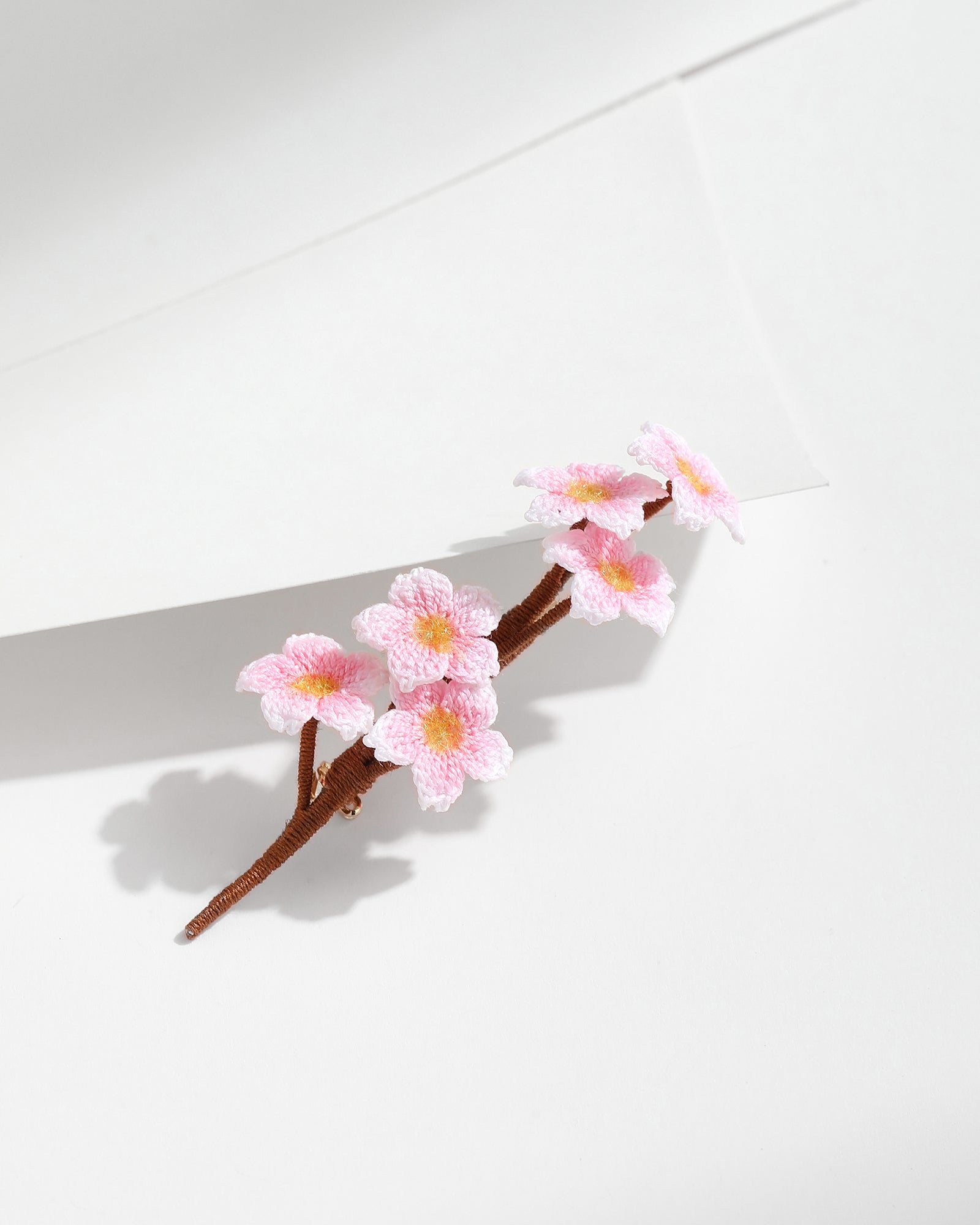 Micro Crochet Brooches | Cherry Blossom