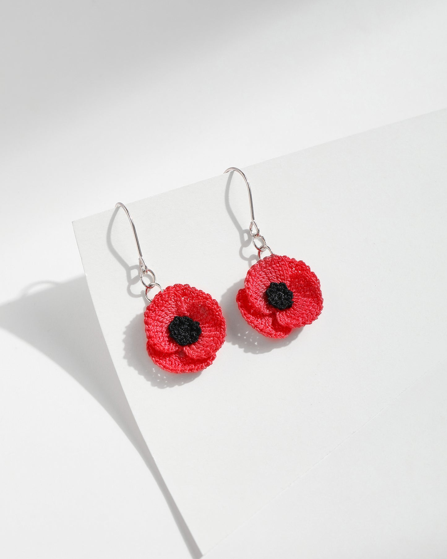 Micro Crochet Earring | Poppy