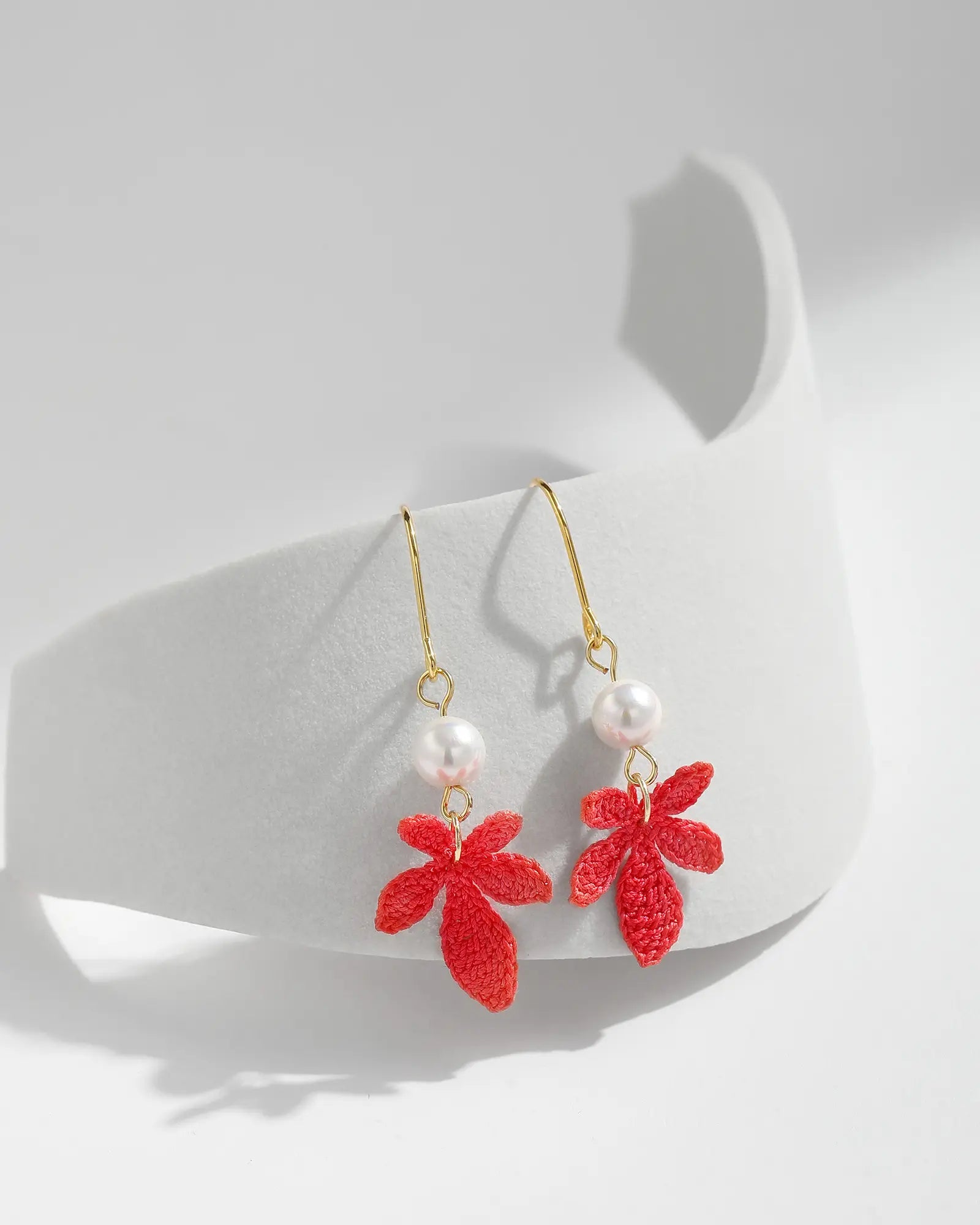 Maple Leaf Drop Earrings