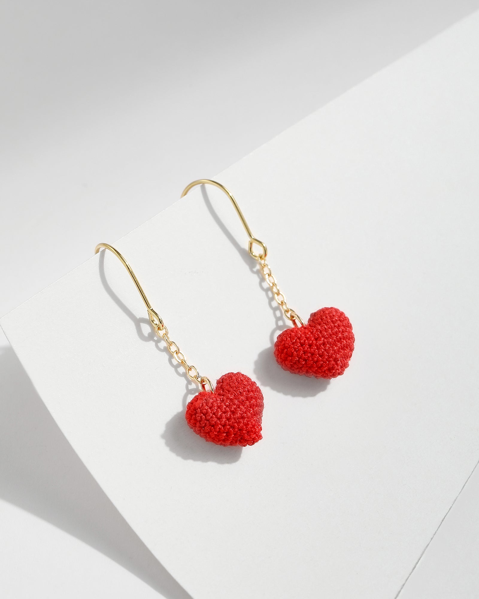 Micro Crochet Earring | Love Heart
