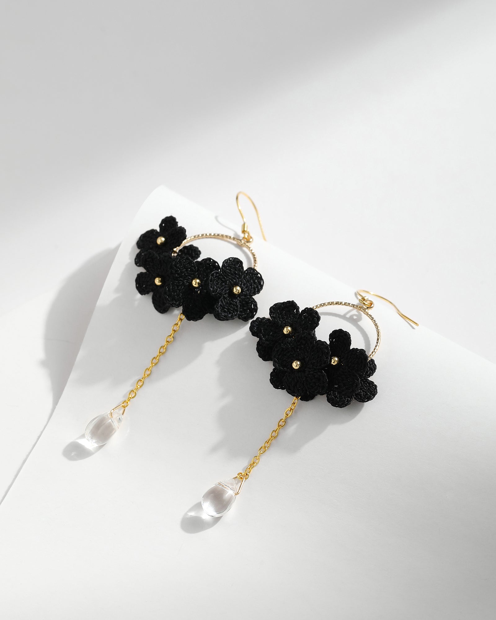 Micro Crochet Earrings | Circle Flowers Blossom