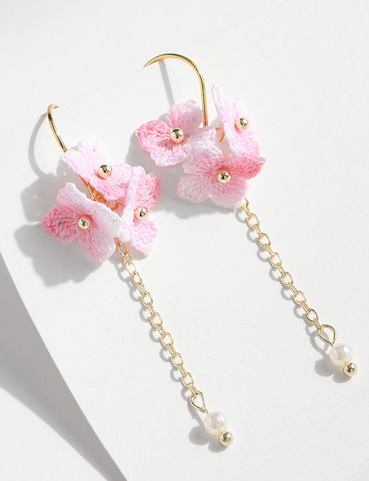 Micro Crochet Earring | Little Flowers Blossom