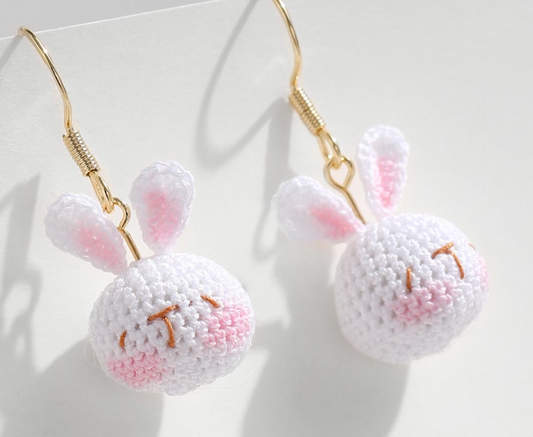 Micro Crochet Earring | Bunny