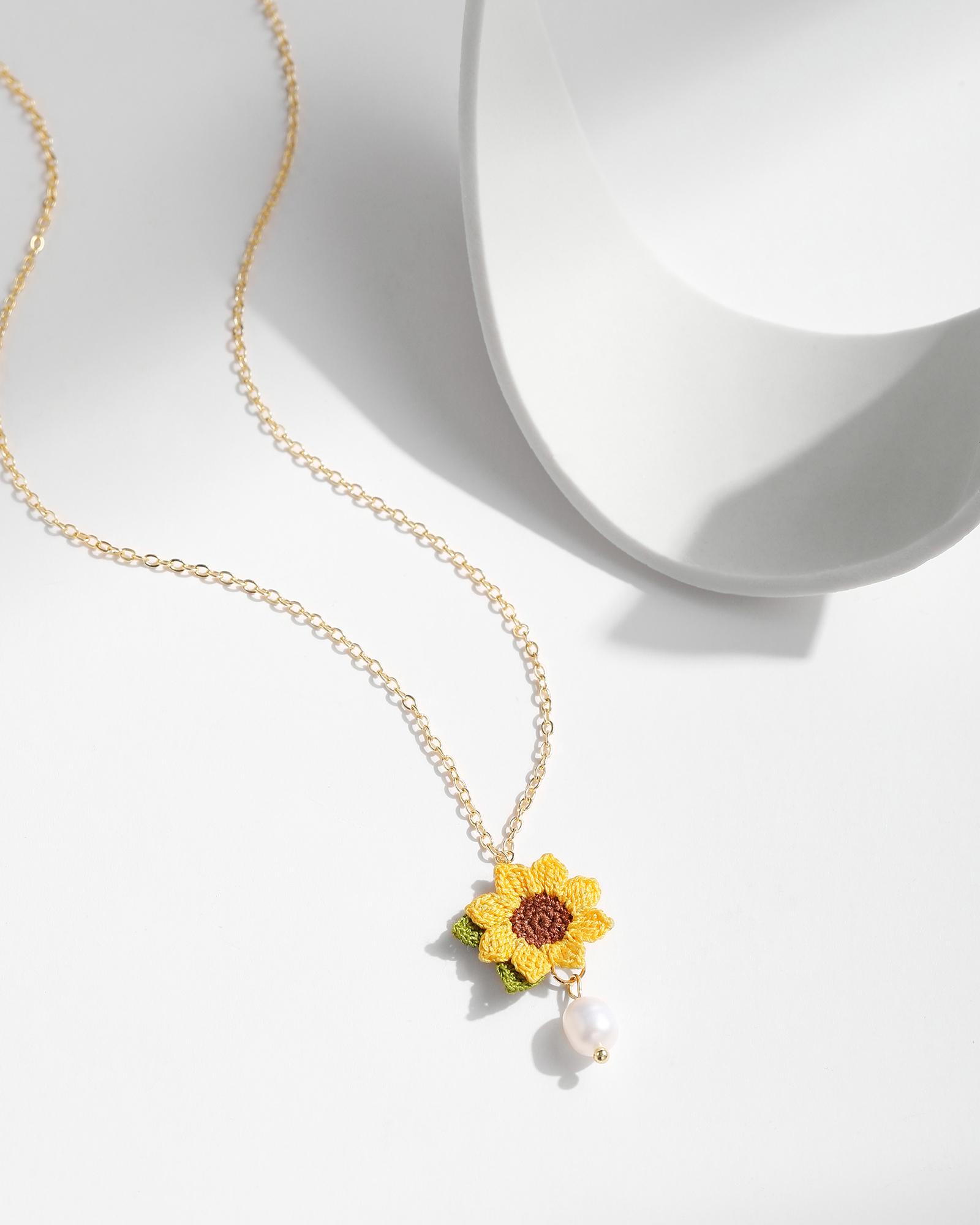 Sunflower Necklace