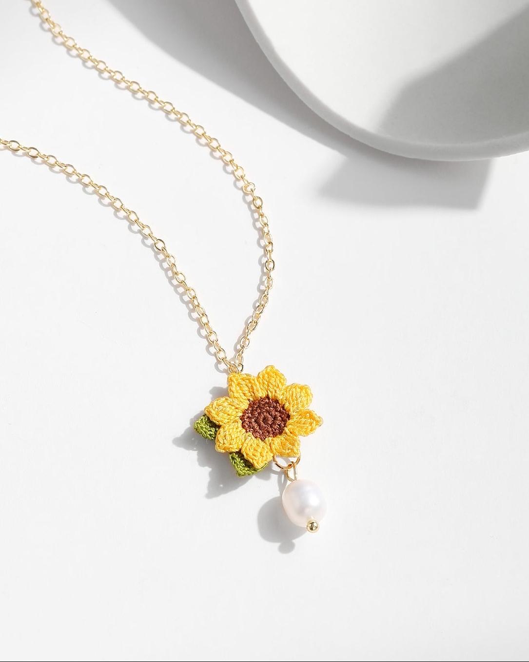 Sunflower Necklace