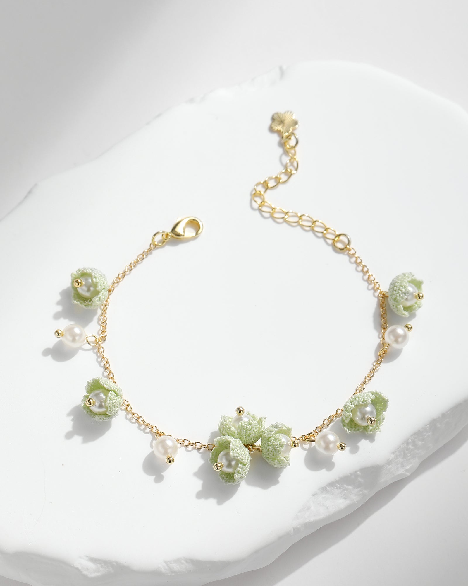 Micro Crochet Bracelets  |  Lily of the Valley Flowers