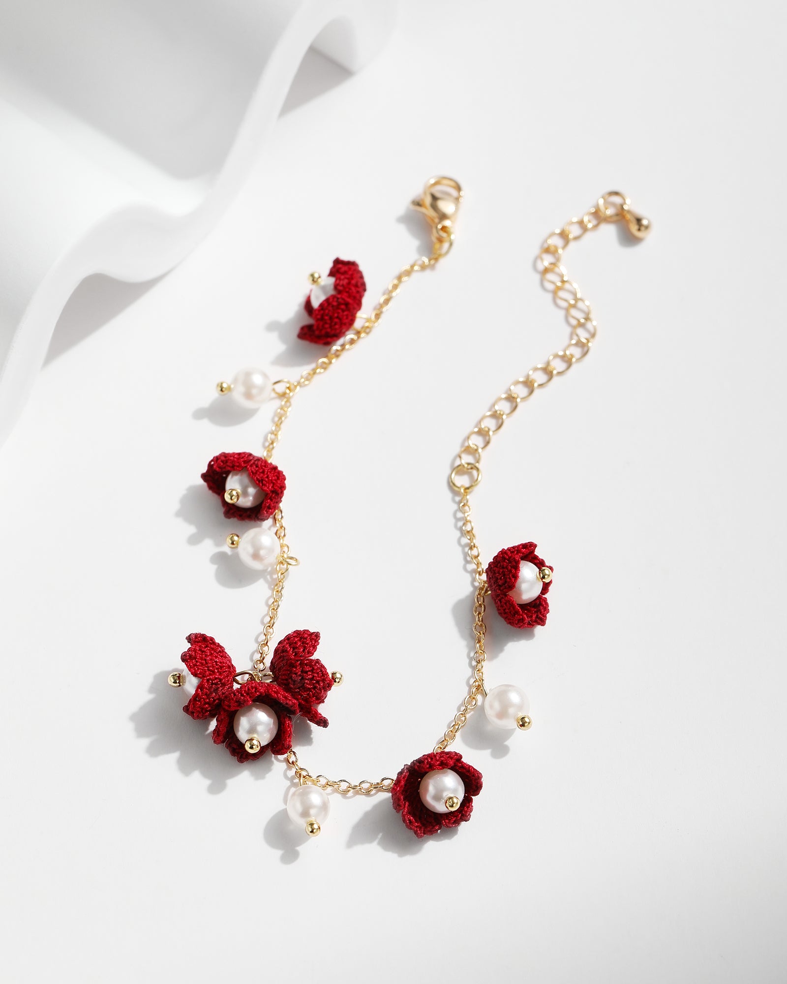 Micro Crochet Bracelets  |  Lily of the Valley Flowers