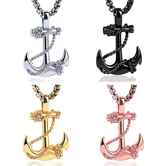 Stainless Steel Necklace  | Anchor