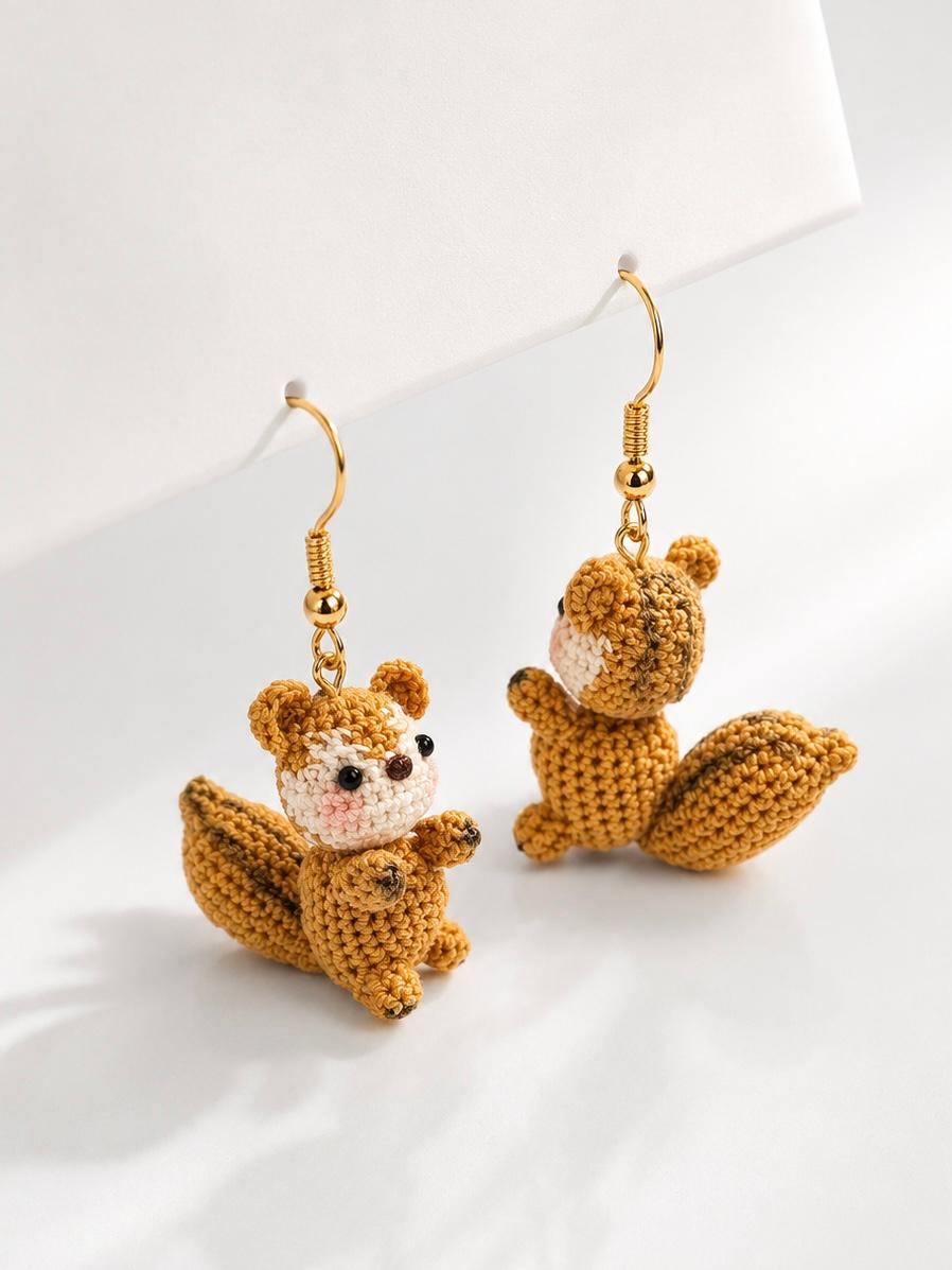 Squirrel Earrings