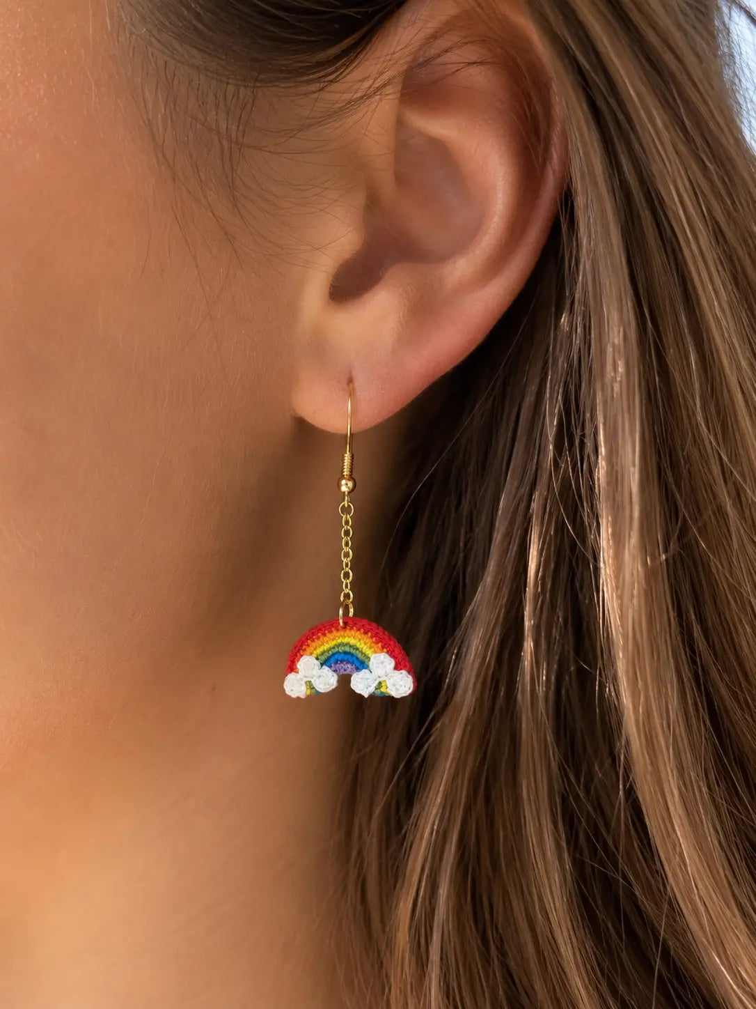 Rainbow Drop Earrings