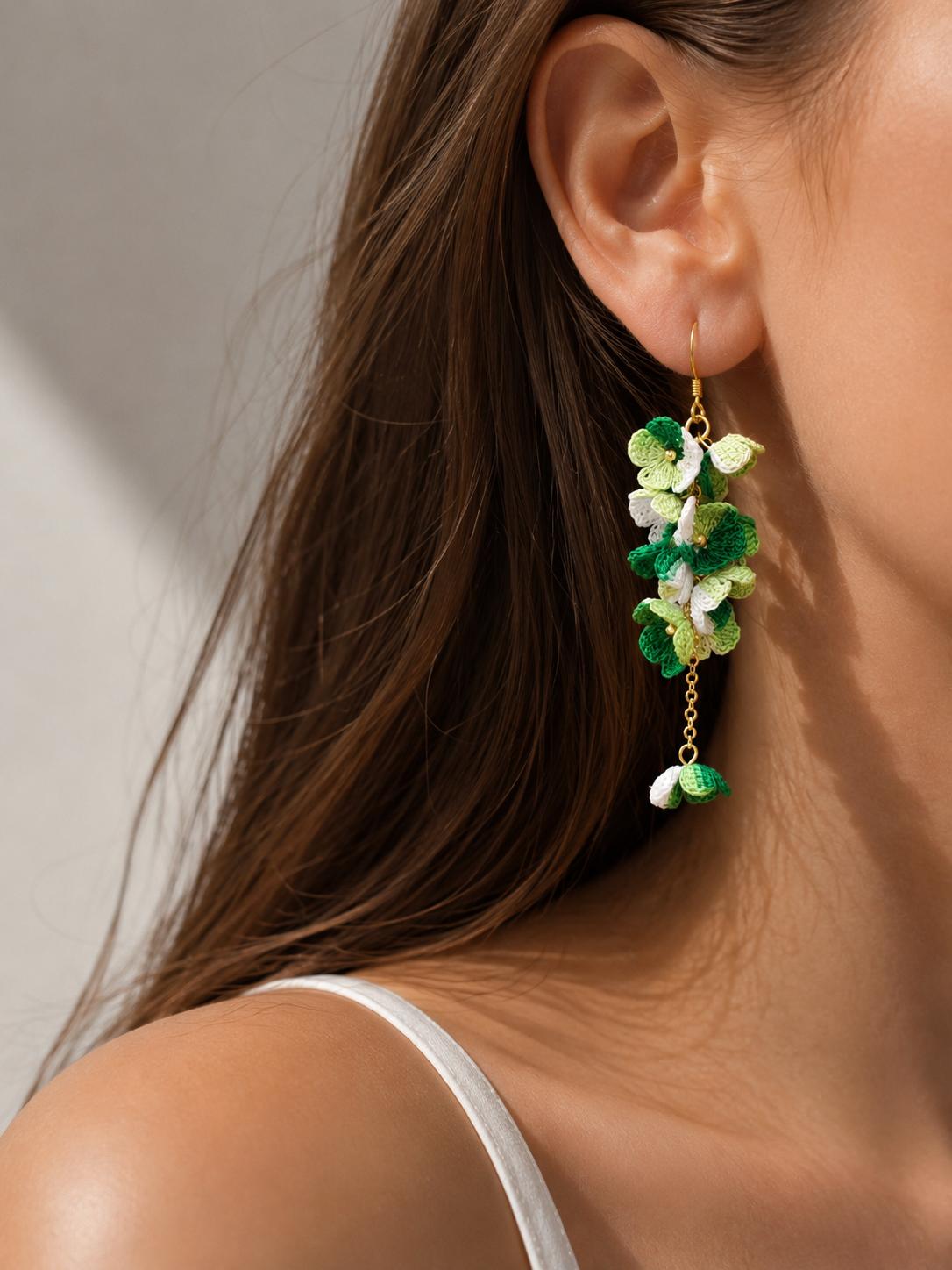Cascading Flower Earrings