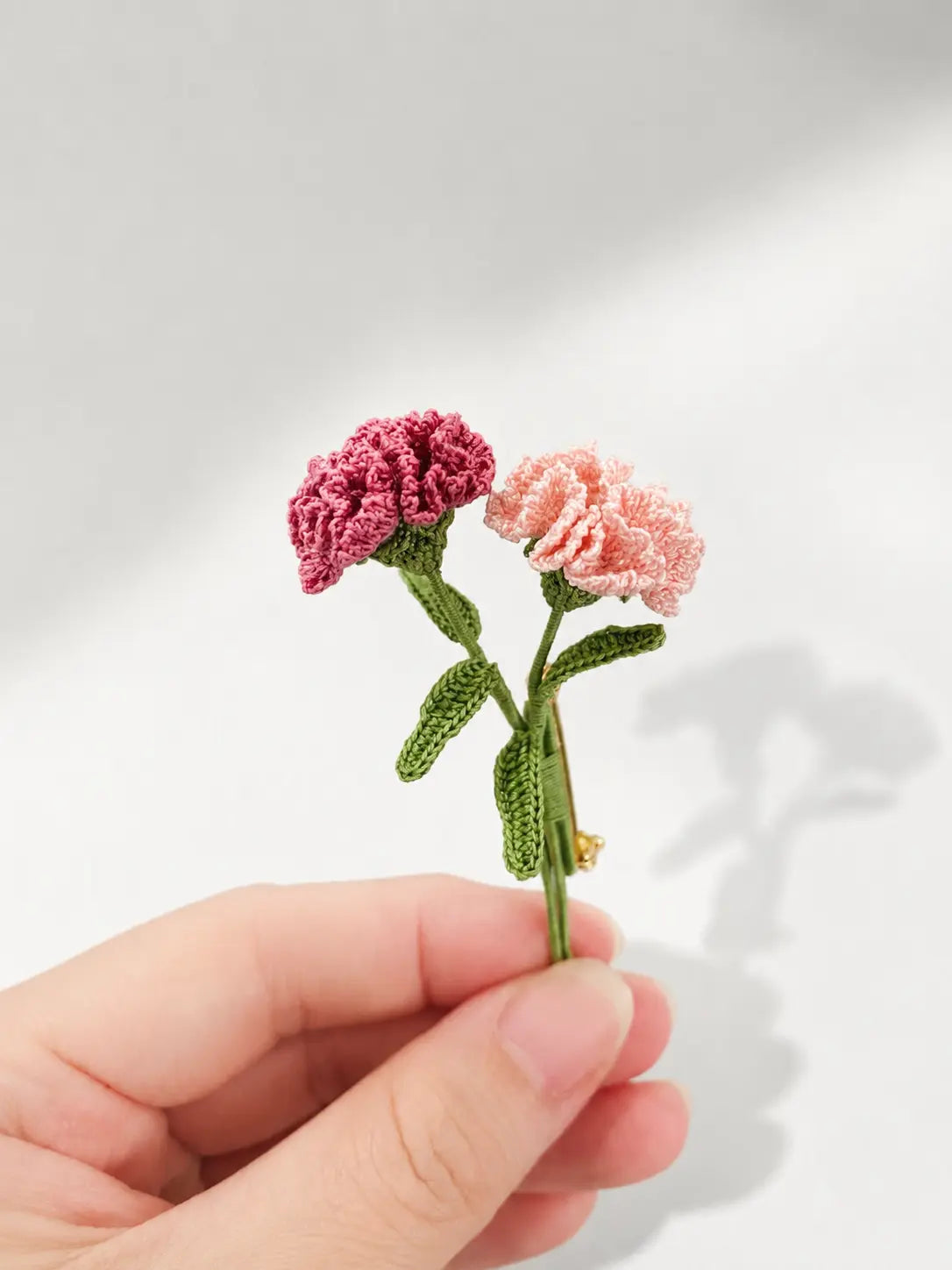 Carnation Keepsake Brooch
