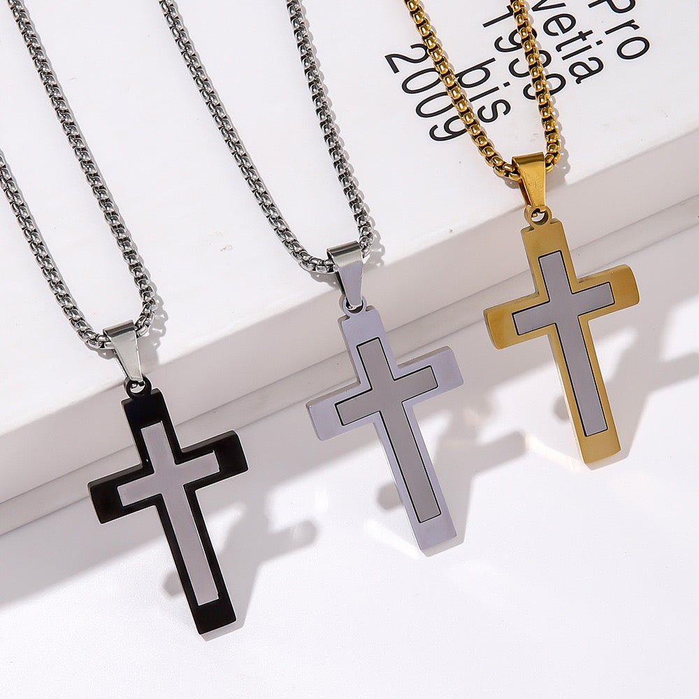Stainless Steel Necklace  | Cross