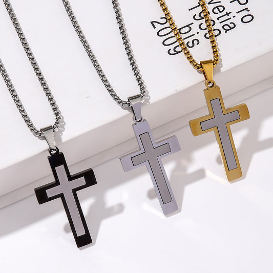 Stainless Steel Necklace  | Cross