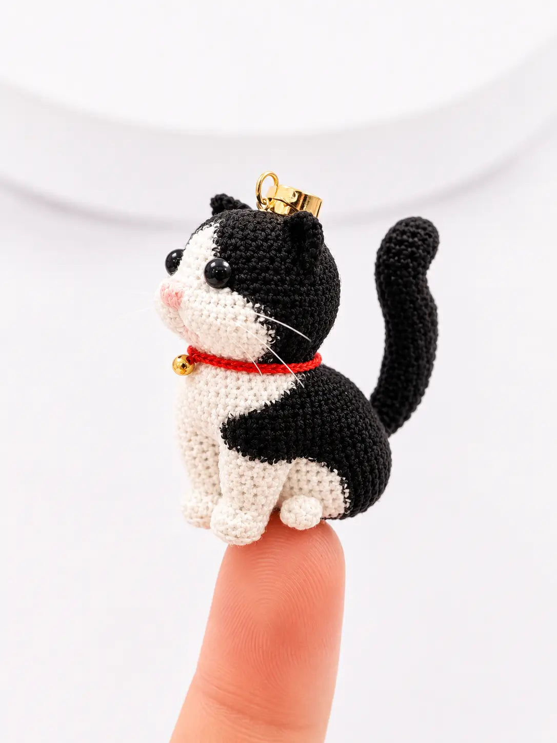 Tuxedo Cat Necklace