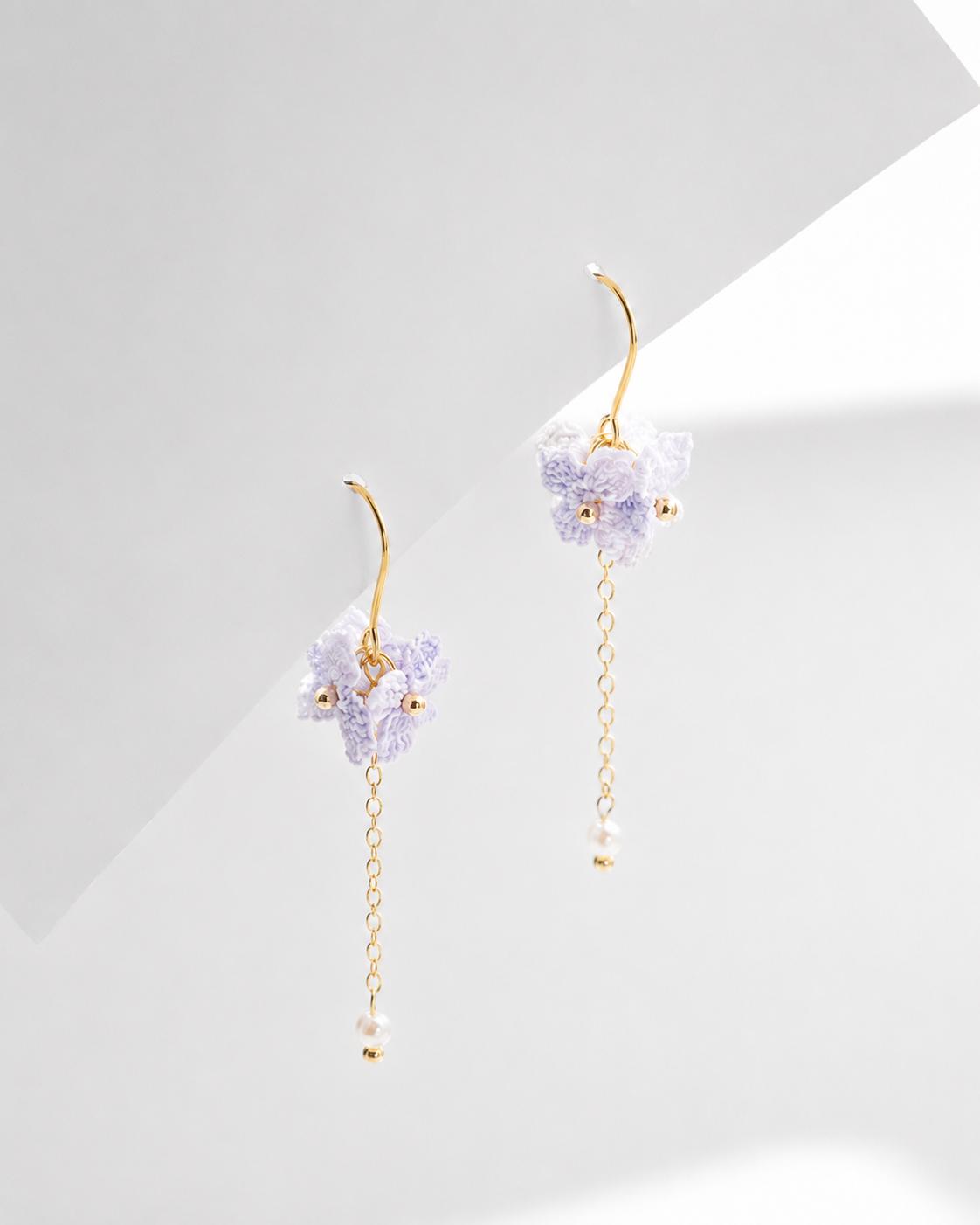 Petite Blossom Drop Earrings