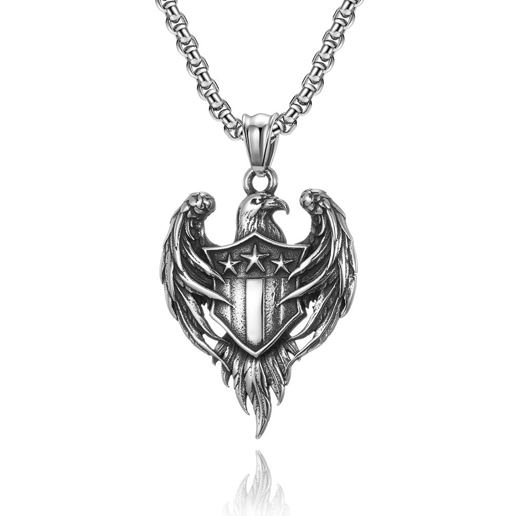 Stainless Steel Necklace  | Eagle