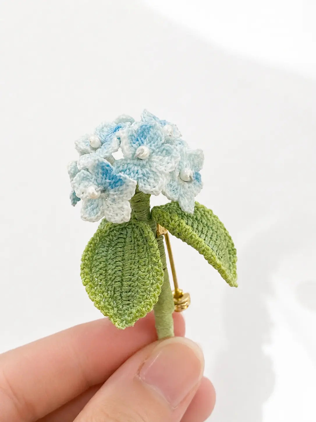 Hydrangea Keepsake Brooch