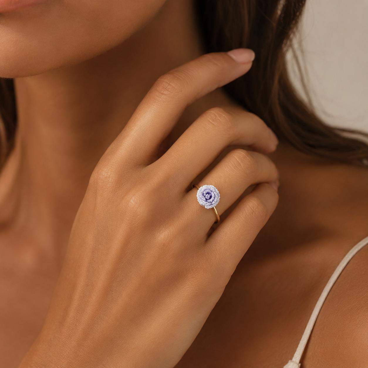 Purple Rose Ring