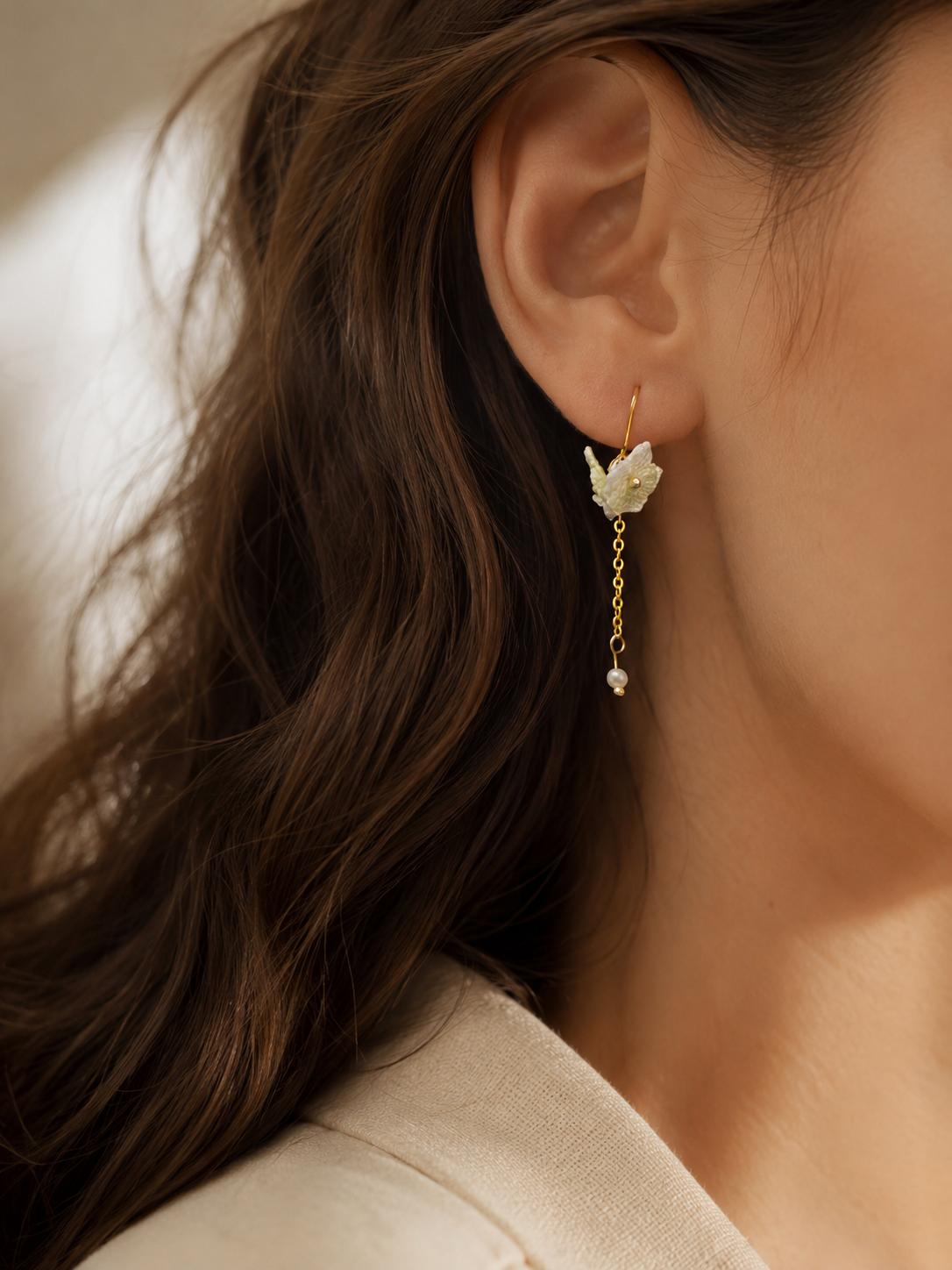 Petite Blossom Drop Earrings