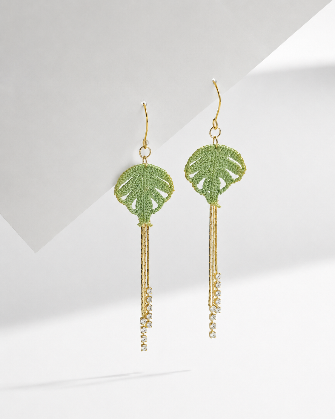 Monstera Leaf Earrings