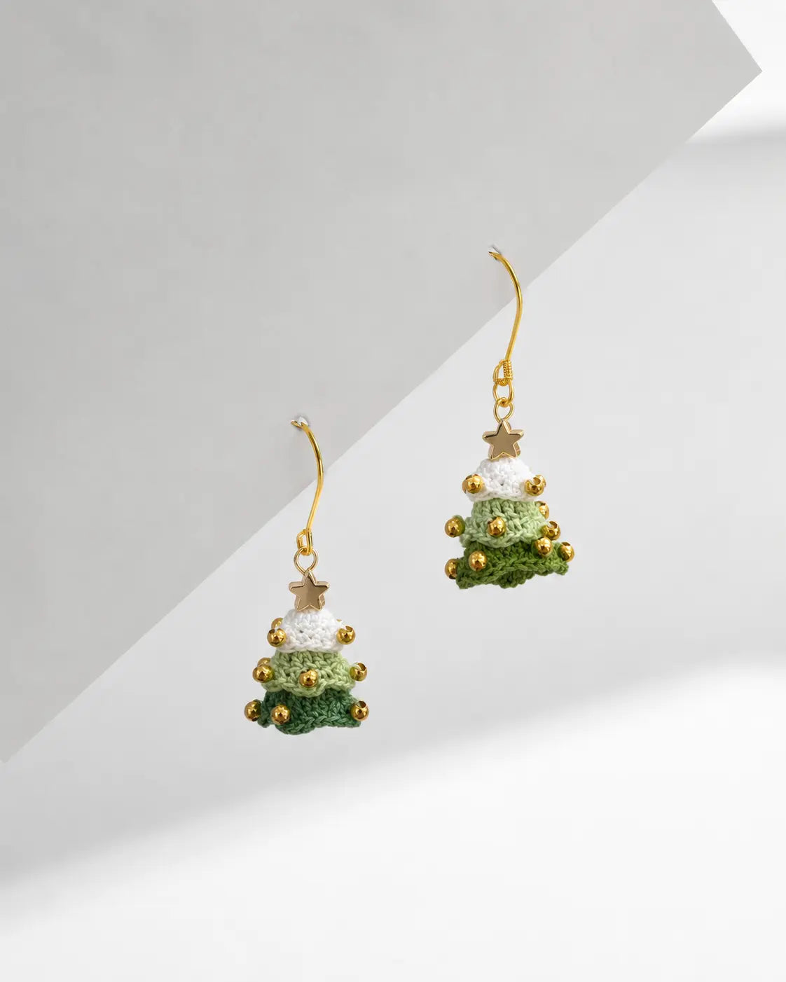 Cute Christmas Tree Drop Earrings