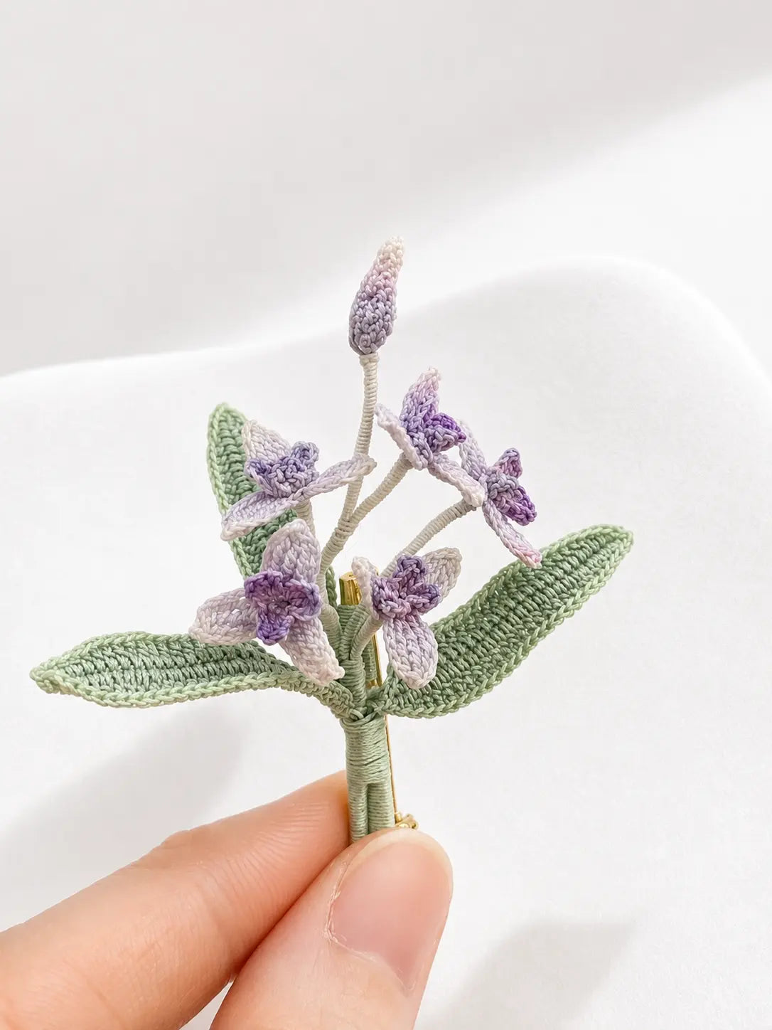 Orchid Keepsake Brooch