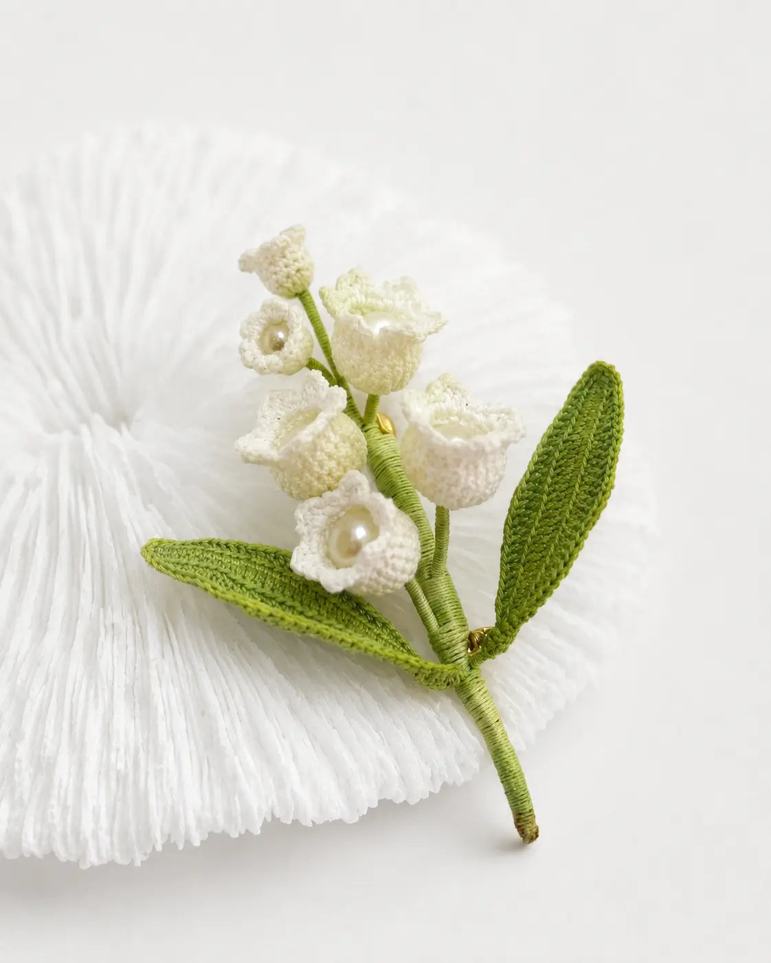 Lily of the Valley Keepsake Brooch