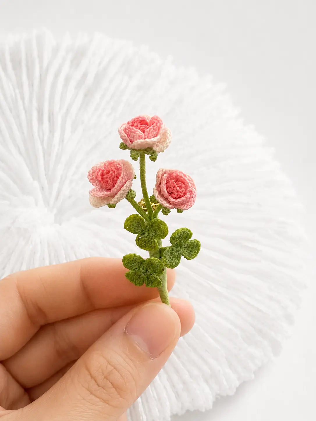 Spray Rose Keepsake Brooch