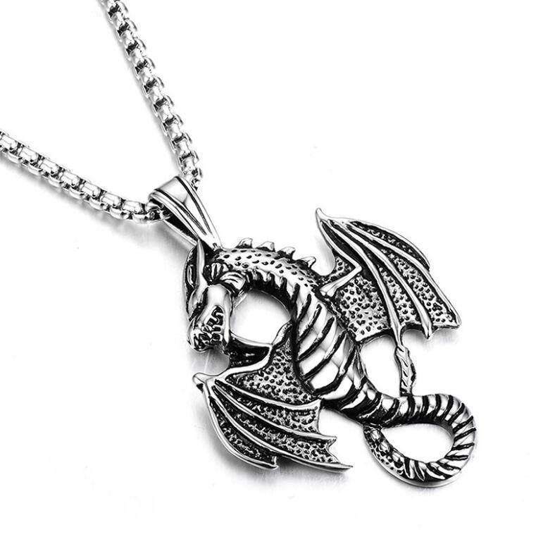Stainless Steel Necklace  | Dragon
