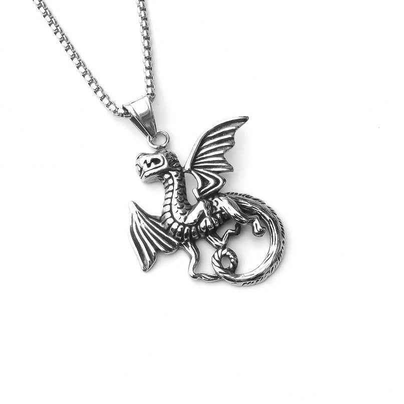 Stainless Steel Necklace  | Dragon